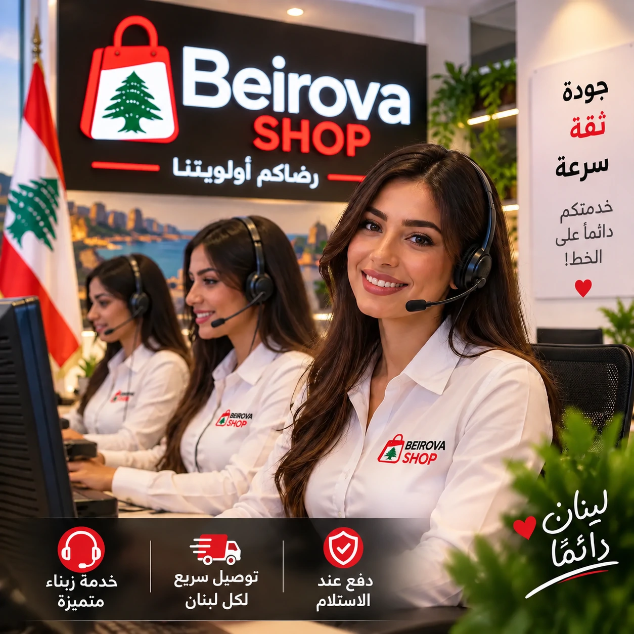 خدمة عملاء Beirova shop